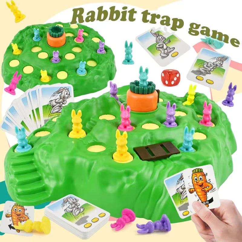 Kletshuts™ BunnyTrap: Familie Venlig Kanin Fælde Strategi Spil