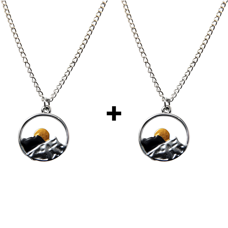 Jewelance™ MountainNecklace 1+1 GRATIS: Mode Klassisk Bjerg Vedhæng Halskæde
