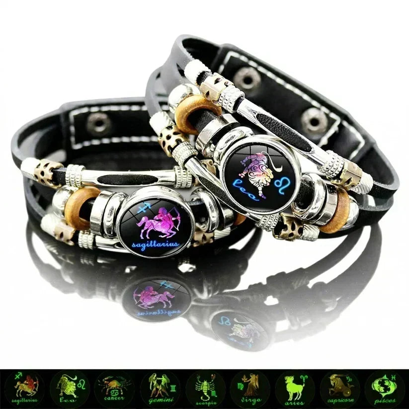 Jewelance™ HoroscopeBracelet 1+1 GRATIS: Glød I Mørket Horoskoparmbånd