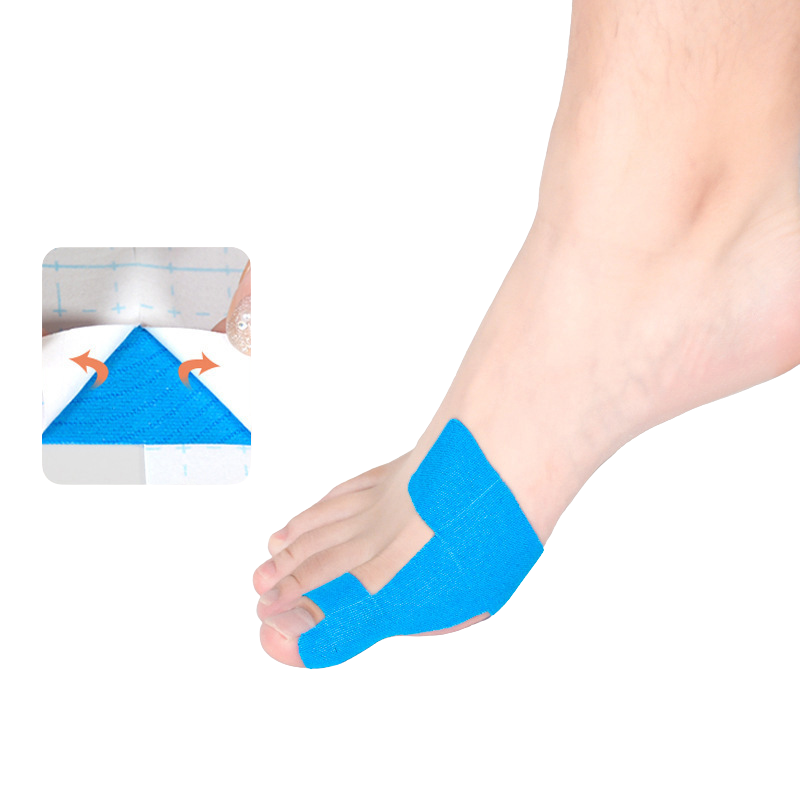 ToeBandage: Komfortabel Tåjusteringsbandage Støtte Sæt