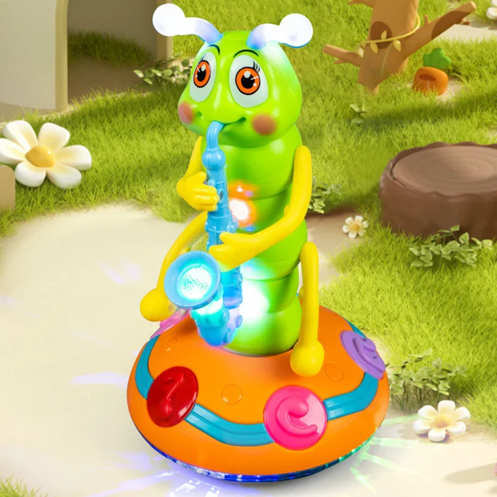 Kletshuts™ CaterpillarToy: Interaktivt Lys Og Musik Caterpillar Børn Leg Legetøj