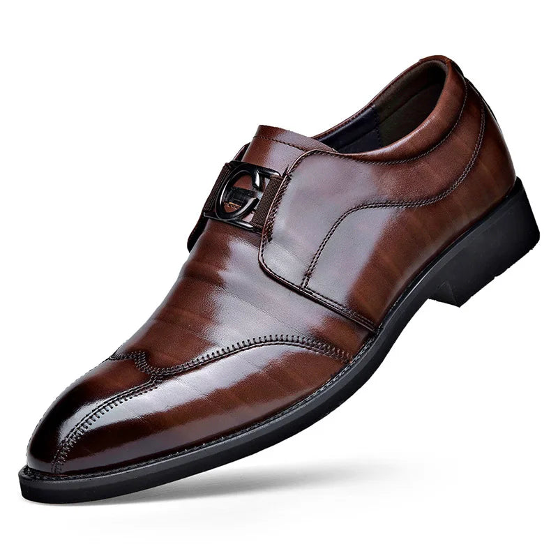 Happy™ ClassyShoes: Luksus Herre Læder Formelle Spidse Oxford Klassisk Sko
