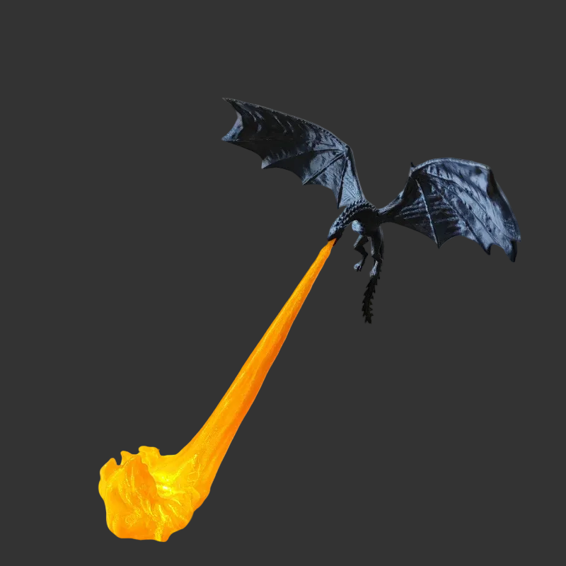 Ledsen™ DragonLamp: Belyst Drage Lampe Fantasy Bogreol Ambient Lys