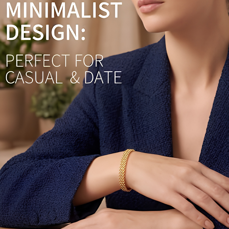 Jewelance™ MeshBangle: Vævet Kobber Mesh Kæde Bangle Armbånd