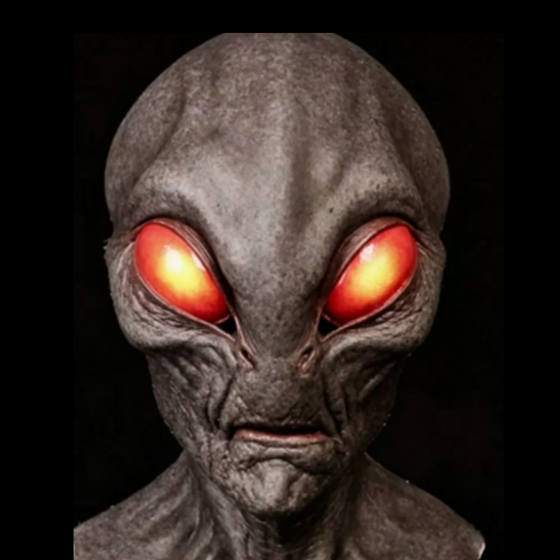 AlienMask - Halloween Kostume Ultra-Realisme Alien Maske