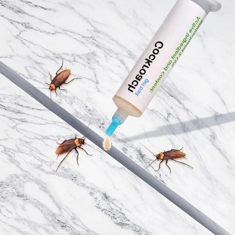 CockroachBait 1+1 GRATIS - Kraftfuld Kakerlakdræber Lokkemad Gel