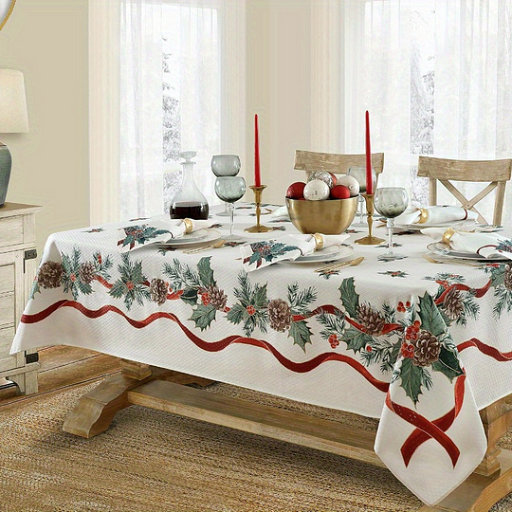 Globetrek° TableCovers: Holdbar Rektangulær Jul Bord Duge