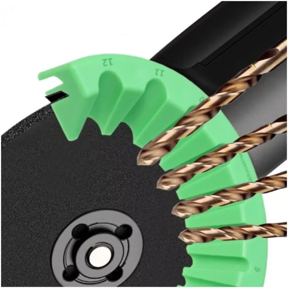 BitSharpener 1+2 GRATIS - Nem At Bruge Holdbar Vinkelsliber Tilbehør Bit Sliber