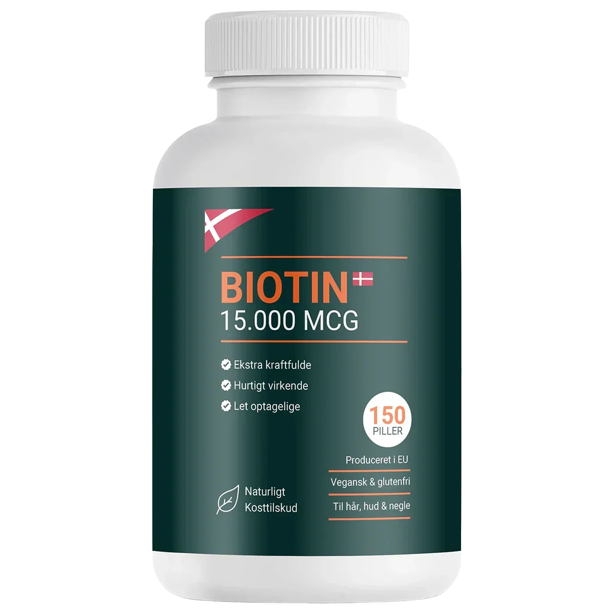 Biotin 15.000 µg – 300 kapsler