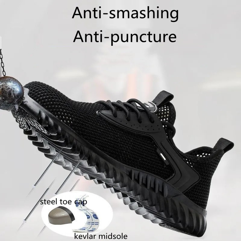 Happy™ BreathableShoes: Åndbare Komfortable Klassiske Stile Arbejdssikkerhedssko