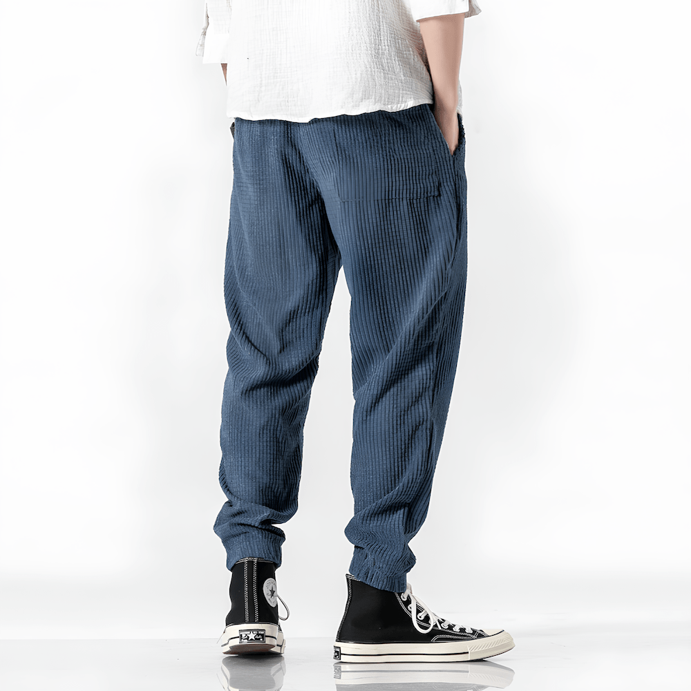 Icone™ StreetPants: Afslappet Fit Corduroy Komfort Street Style Bukser