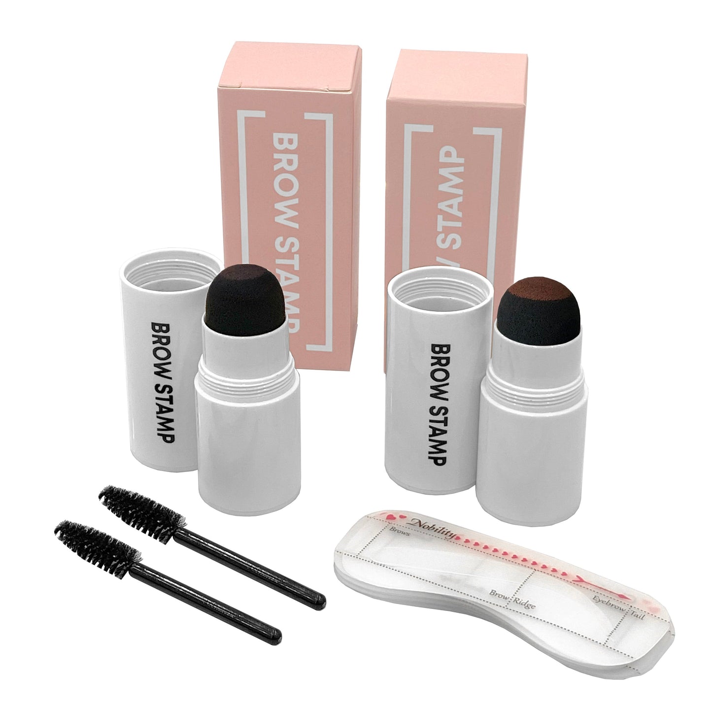 Brow Stamp Kit med brynforme