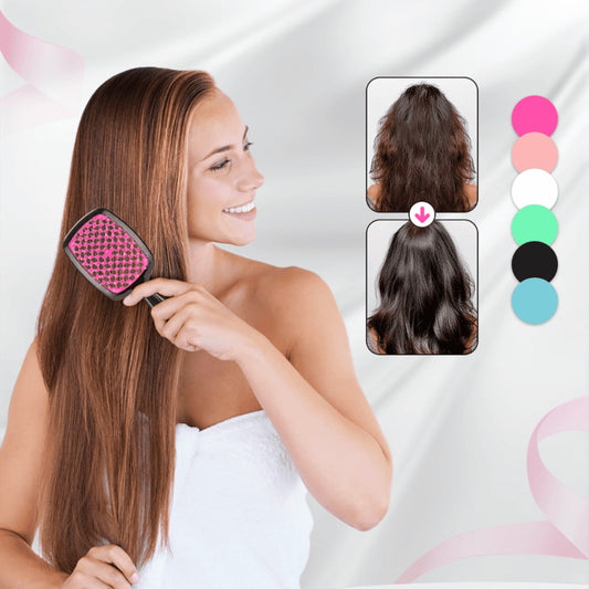 Rose® EasyComb 1+1 GRATIS: Ventileret Detaljerende Hårbund Massage Hår Nem Kam