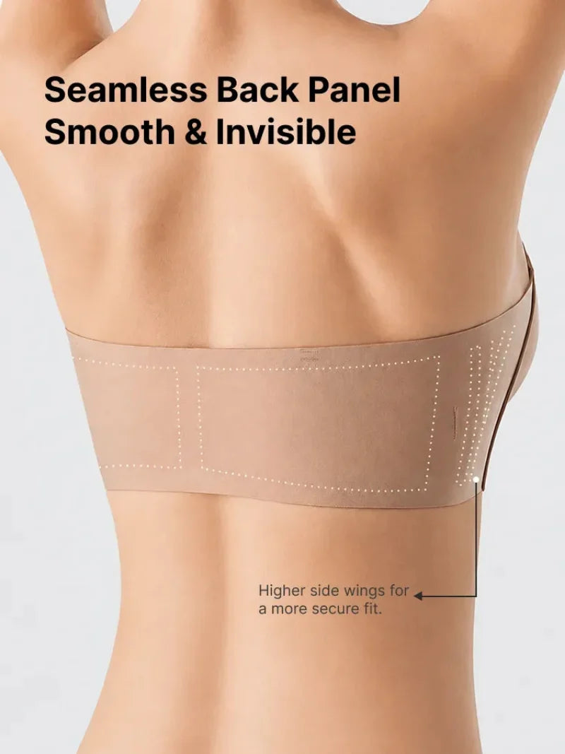 Icone™ ClassicBra - Klassisk Strapless Stil Med Frontlukning Push-Up BH