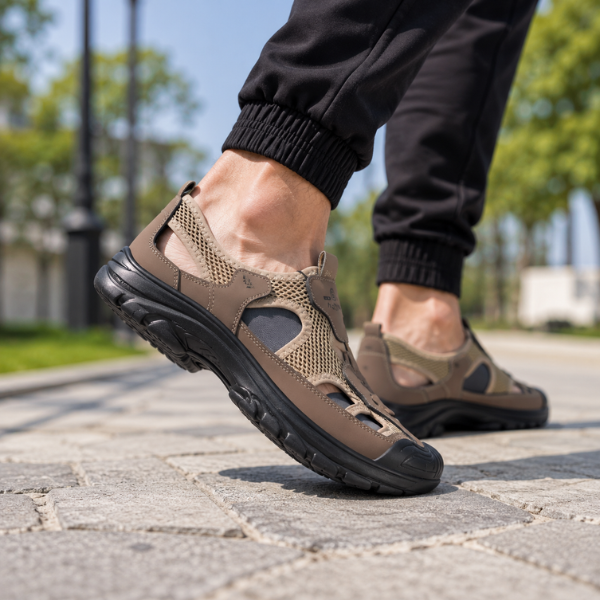 Happy™ OutdoorSandals - Herre Åndbare Afslappet Udendørs Sandaler