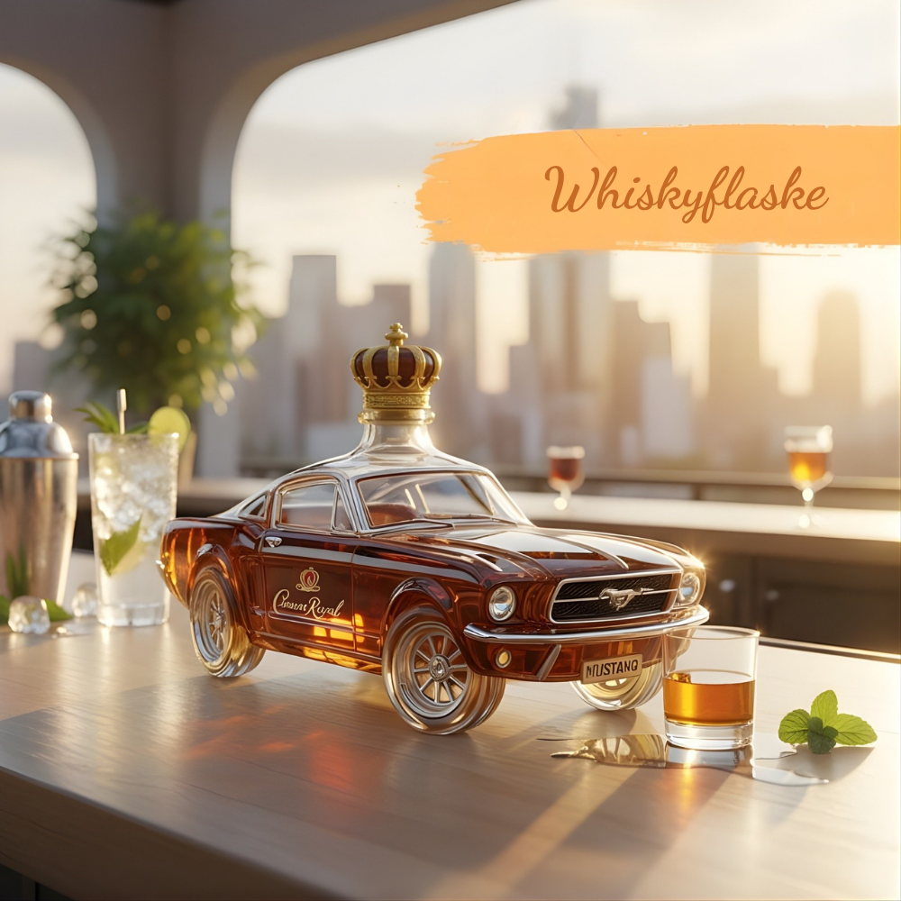 Limited Edition Mustang Glas Whisky Karaffel