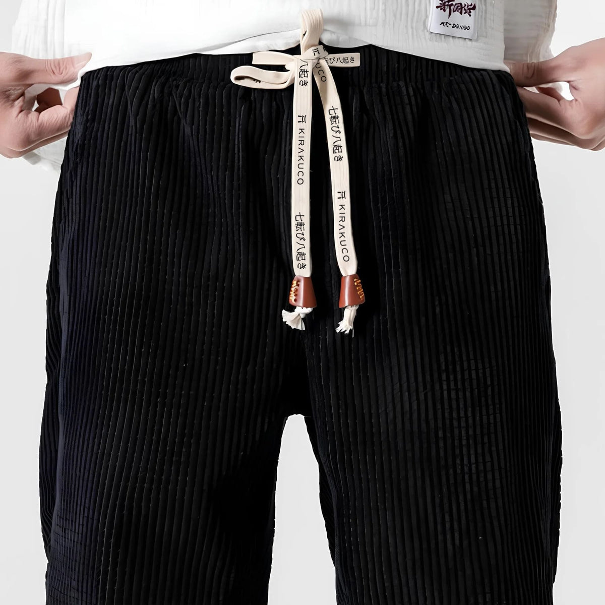 Icone™ StreetPants: Afslappet Fit Corduroy Komfort Street Style Bukser