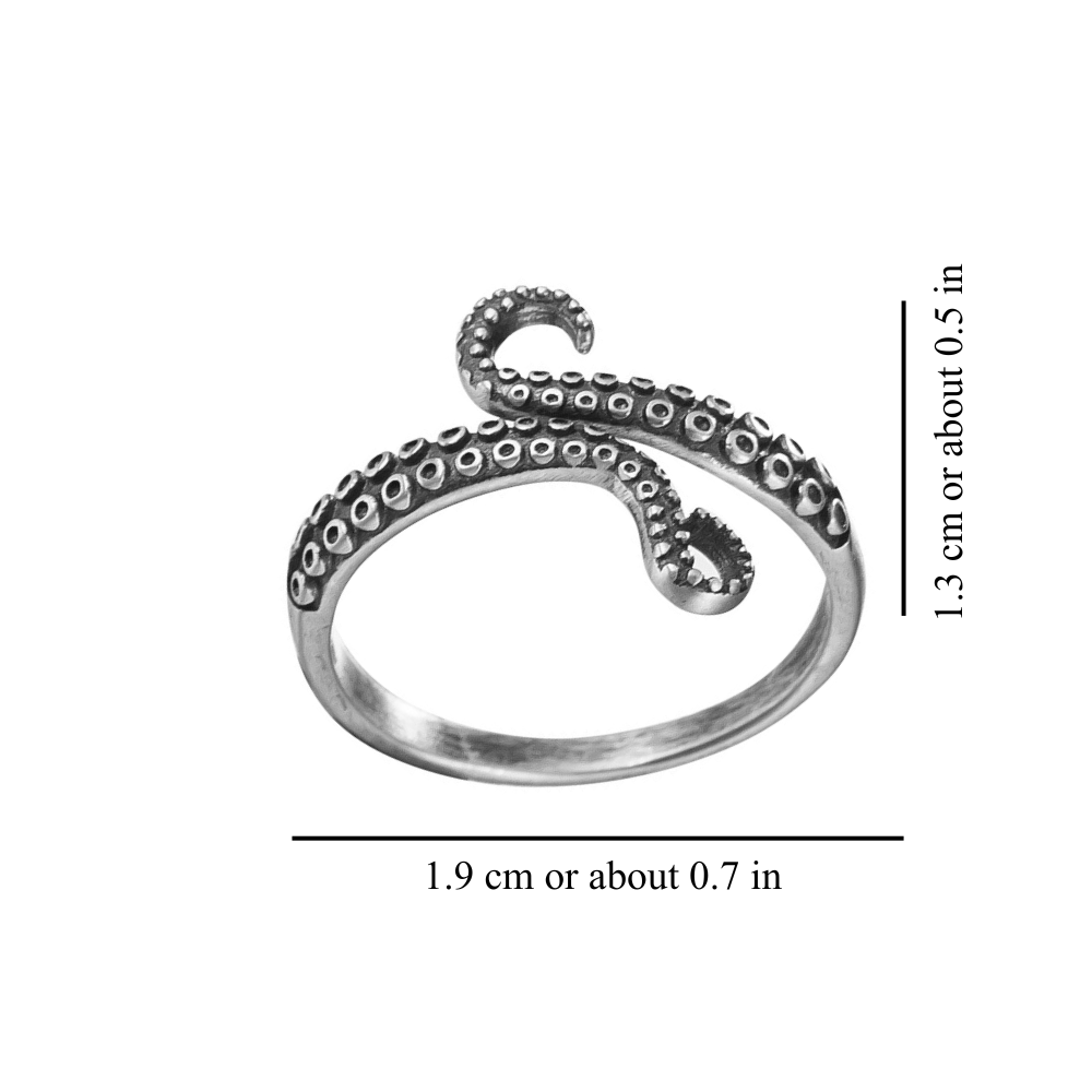 Jewelance™ OctopusRing 1+2 GRATIS: Justerbar Retro Blæksprutte Mode Ring