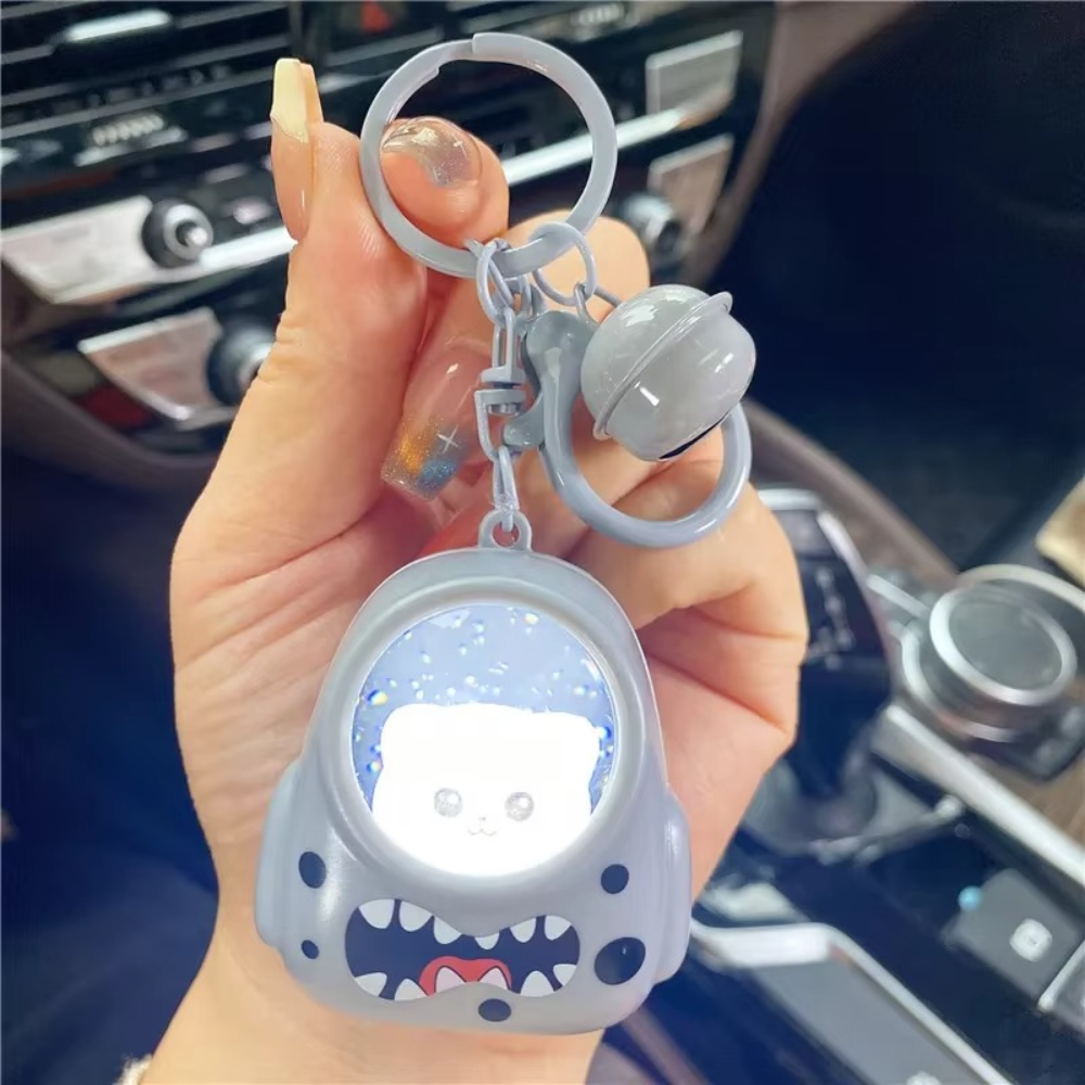 AstronautKeychain 1+1 GRATIS: Glødende Sødt Astronaut Dyr Nøglekæde