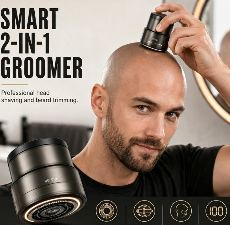 HeadShaver - Alsidig Elektrisk Barbermaskine Hoved og Skæg Pleje Værktøj
