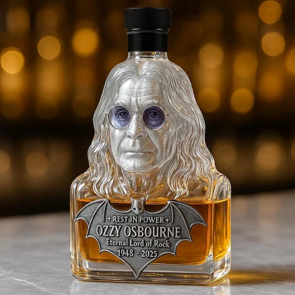 LiquorBottle™: Ozzy Osbourne Begrænset Udgave Hyldest Karaffel Spiritus Flaske
