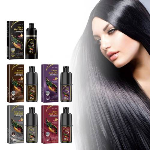 Bordeauxrød urte farveshampoo