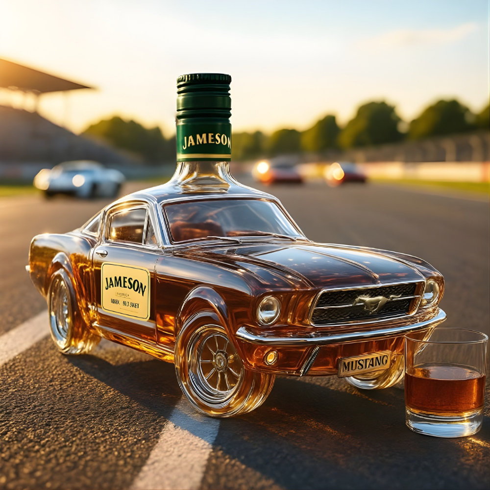 Limited Edition Mustang Glas Whisky Karaffel
