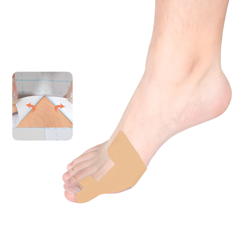 ToeBandage: Komfortabel Tåjusteringsbandage Støtte Sæt