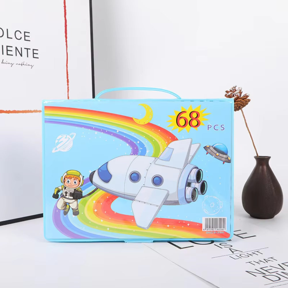 Kletshuts™ ColoringSet: Forbløffende Bærbar Børn Farvelægning Kit
