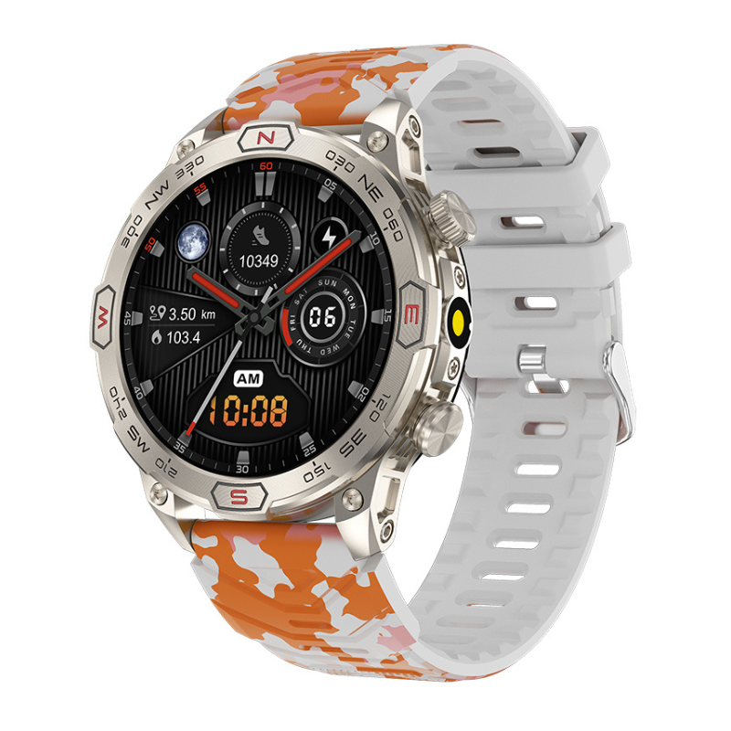 SwiftTime smartwatch med GPS, opkald og LED-lygte