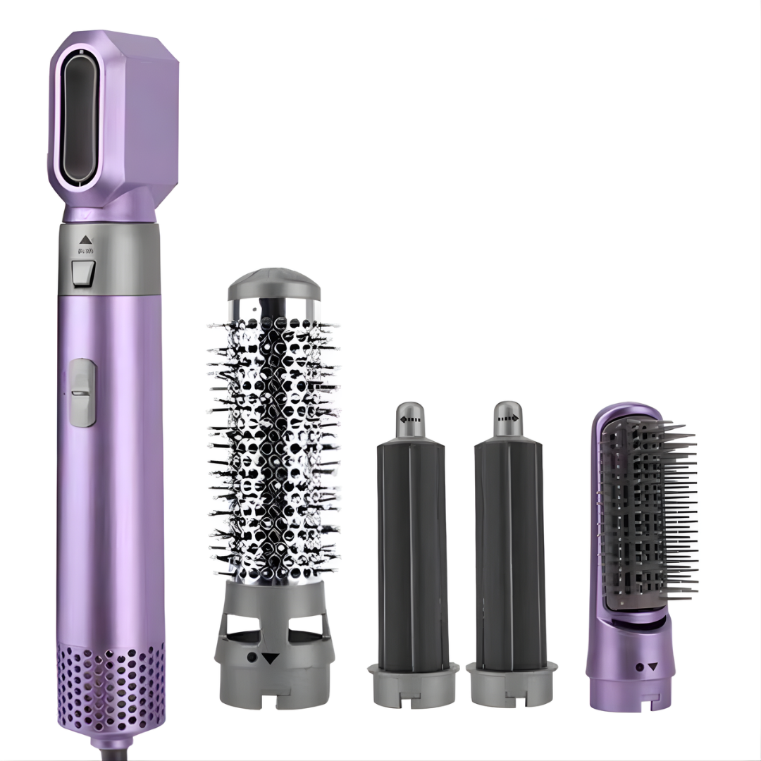 Rose® HairStyler - 5 i 1 Professionelt Hårstyling-Børstesæt