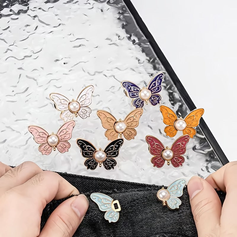 ButterflyClip 2+2 GRATIS - Sofistikeret Løsning Til Øjeblikkelig Tøjjustering Butterfly Clip
