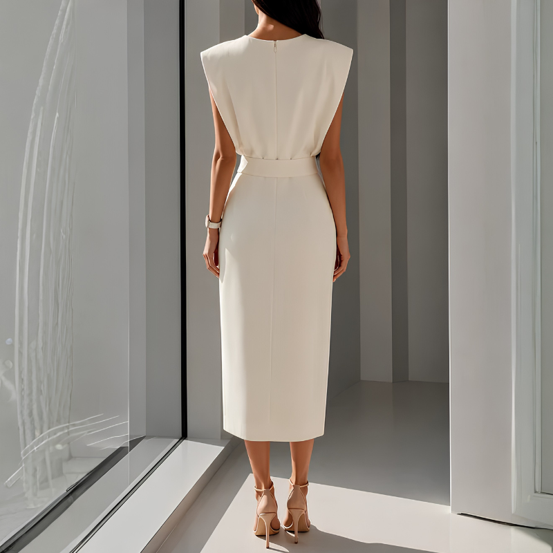 Icone™ PencilDress - Klassisk Midi Slids Blyant Kjole