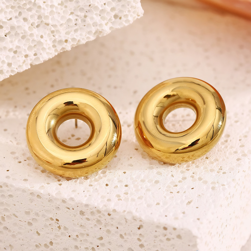 Jewelance™ RoundEarrings 1+1 GRATIS - Moderne Minimalistiske Elegante Runde Øreringe