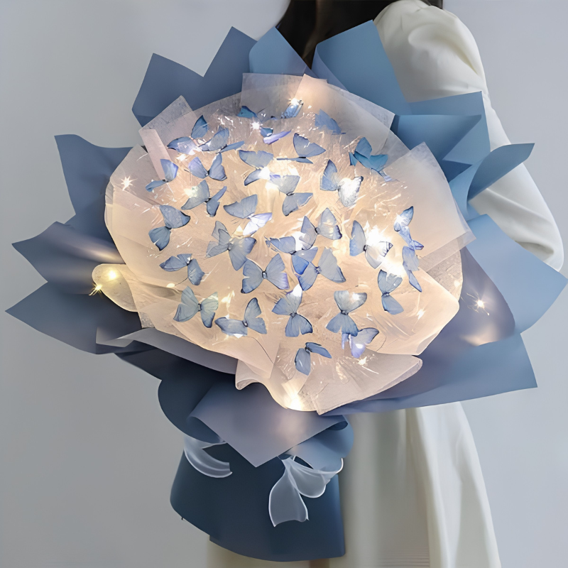 ButterflyBouquet™ - DIY Håndlavet Blomster Sommerfugle Bouquet Håndværk
