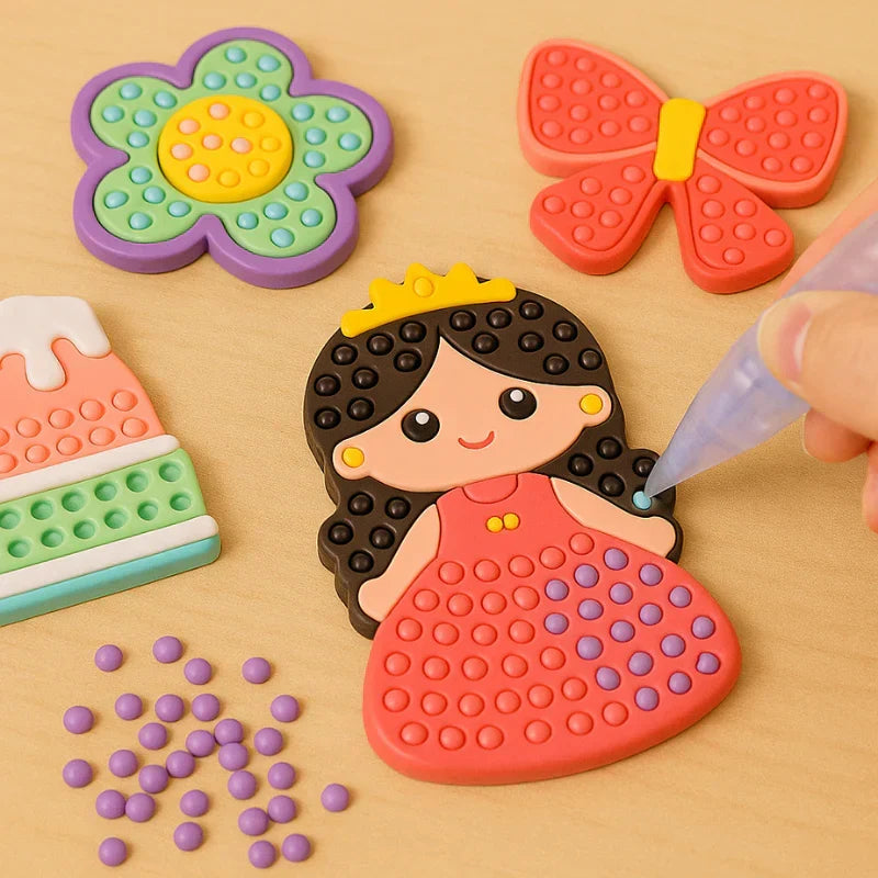 Kletshuts™ BeadsKit - Kreativ DIY Sjov Maleri Og Håndværk Perler Kit