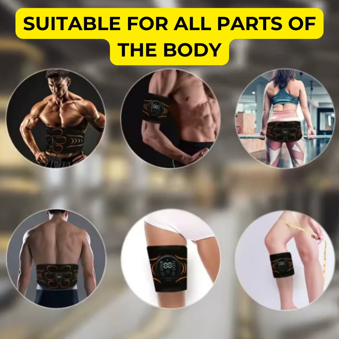 MuscleMax™ EMS-træningsbælte med justerbare impulser