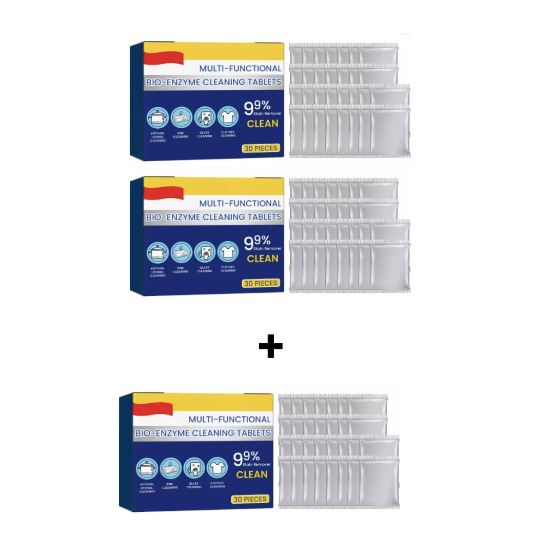 Cleaner Pro° TotalClean: Multi Aktion Bio-Enzym I alt Ren Tabletter