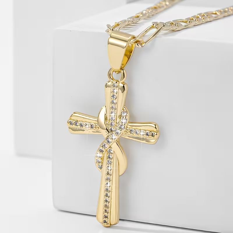 Jewelance™ CrossKnot 1+1 GRATIS - Elegant Mode Kryds Knude Vedhæng Halskæde