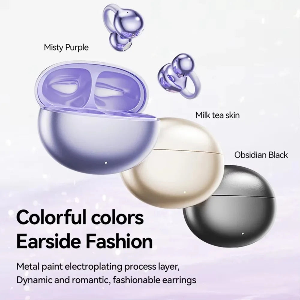 Clip-OnEarphone: Multifunktion Klar lyd Komfortabel Clip-On Øretelefon
