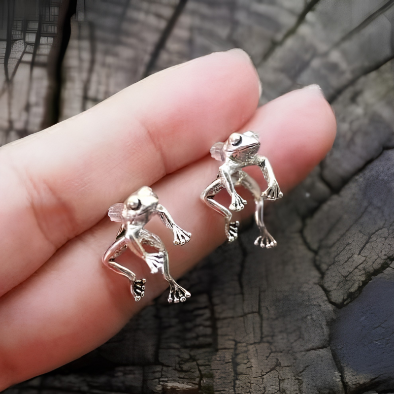 Jewelance™ FrogEarrings 1+1 GRATIS: Søde Temperament Frø Stud Øreringe