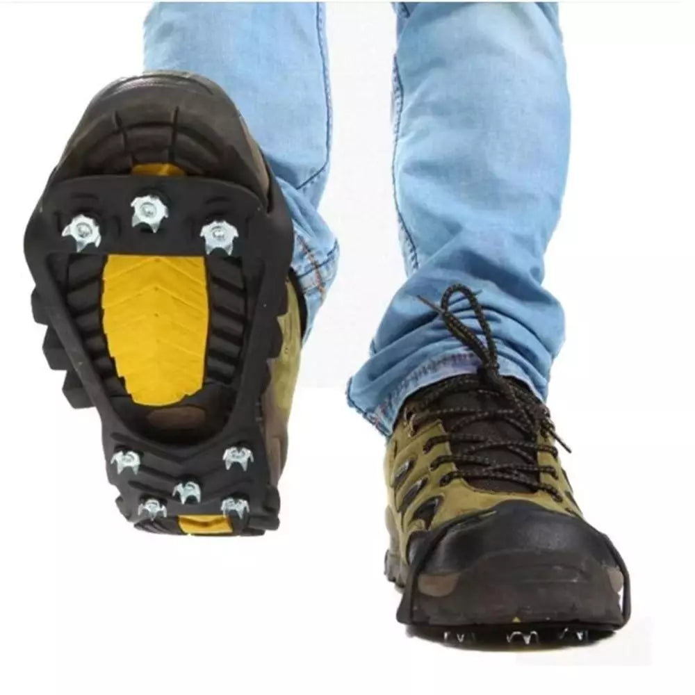 ShoeGrips 1+1 GRATIS: Holdbare Anti-Skrid Sikker Udendørs Gå-Sko Grips