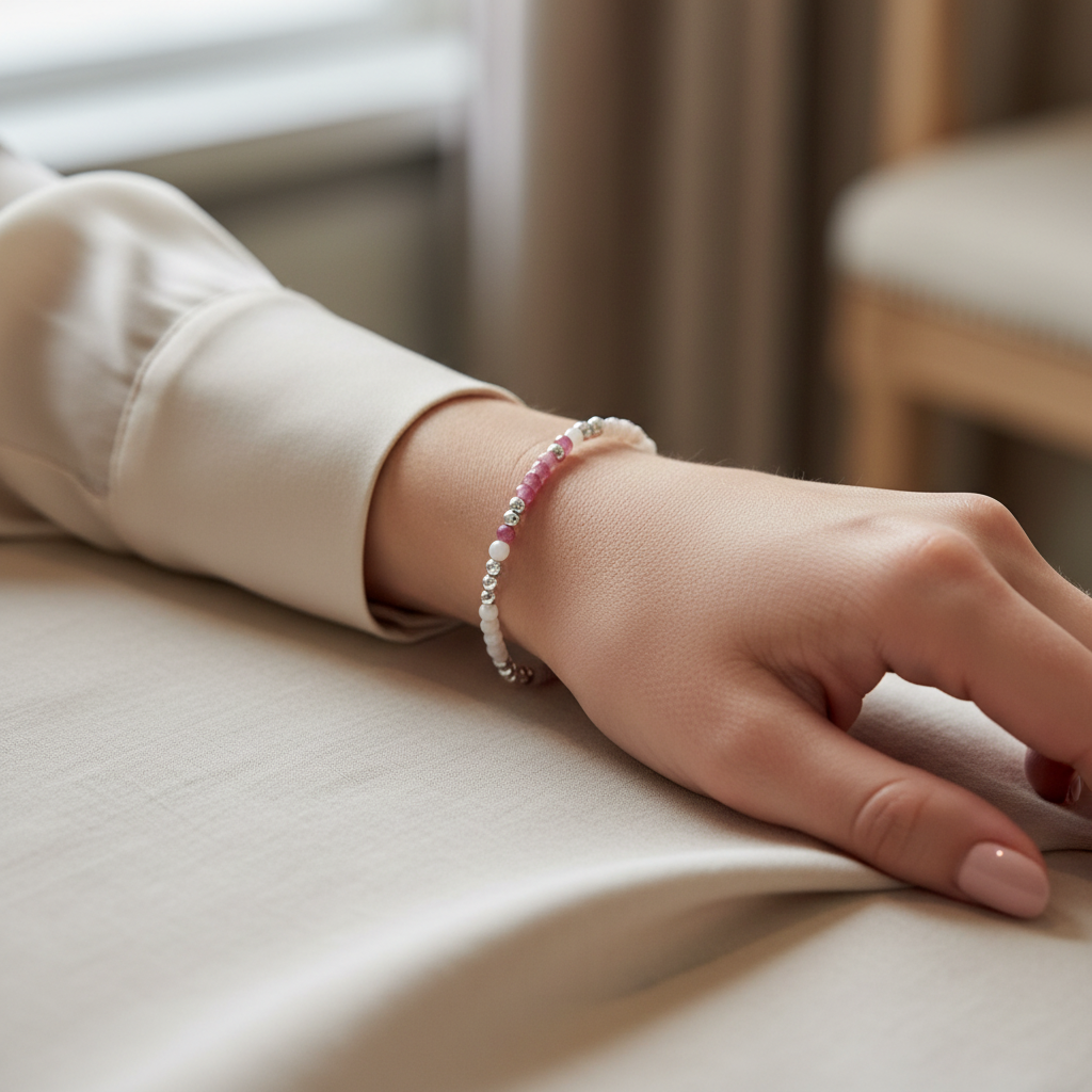 Jewelance™ StatementBracelet 1+1 GRATIS: Bevidsthed Om Brystkræft Morse Code Statement Armbånd