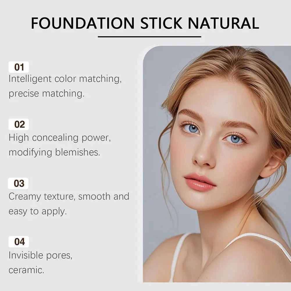 CompactFoundation: Kompakt Farve Ændring Fuld Dækning Foundation Creme Stick