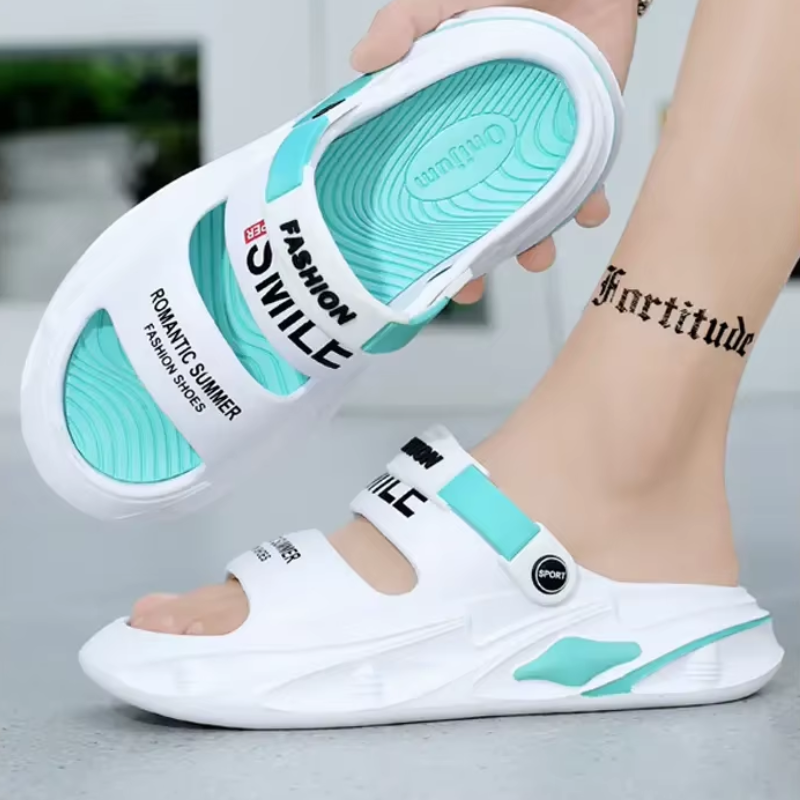 Happy™ StrappySlippers - Bløde Hævede Strappy Hjemmesko Til Mænd Og Kvinder