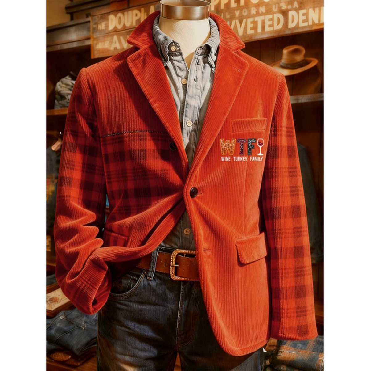 Icone™ VintageJacket: Stilfuld Herre Casual Klassisk Vintage Jakke