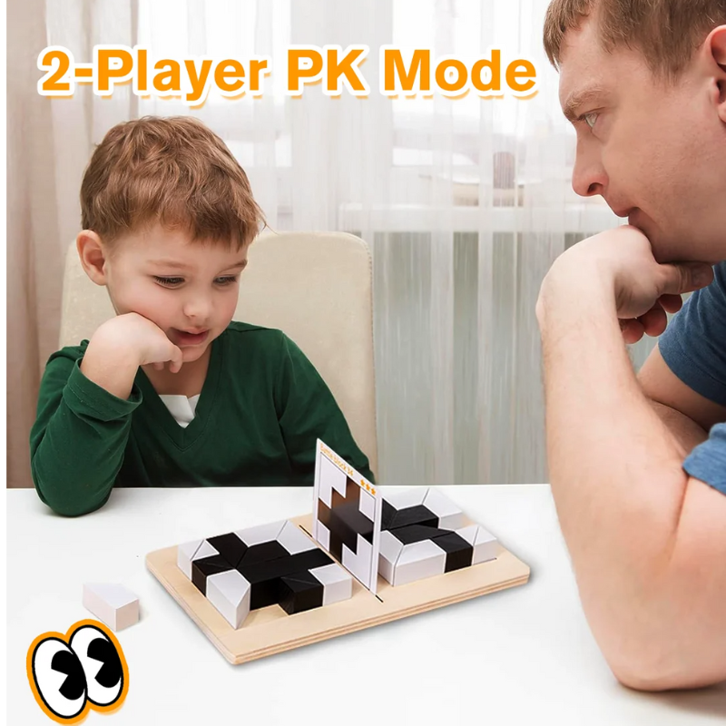 Kletshuts™ BlockPuzzle: Kreativ Interaktiv Hjerneopbyggende Blokpuzzle Legetøj