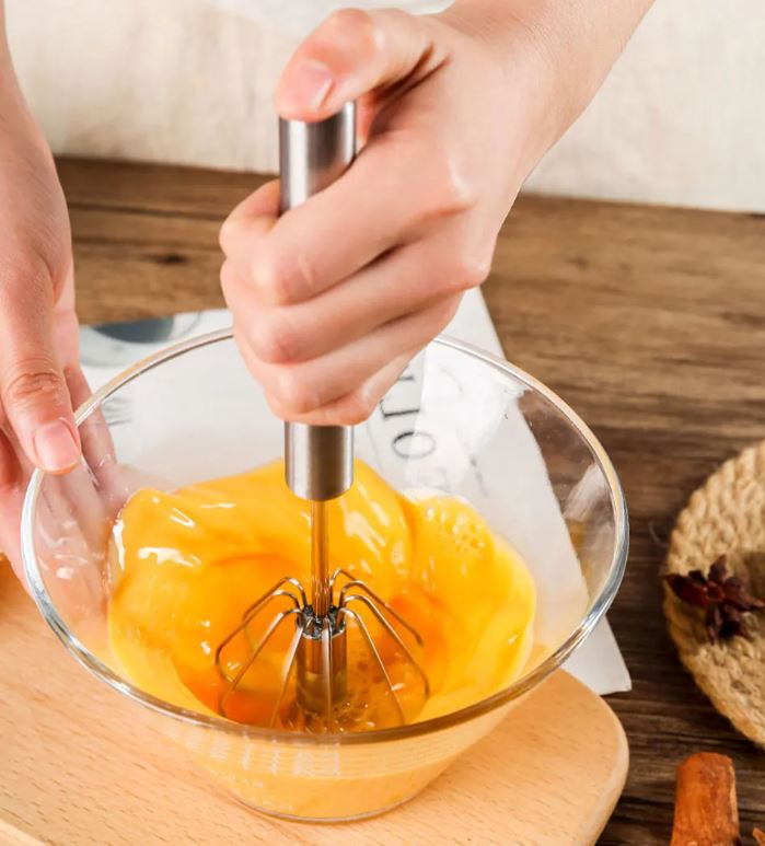 Globetrek° EggBeater 1+1 GRATIS - Rustfrit Stål Manuel Håndmikser