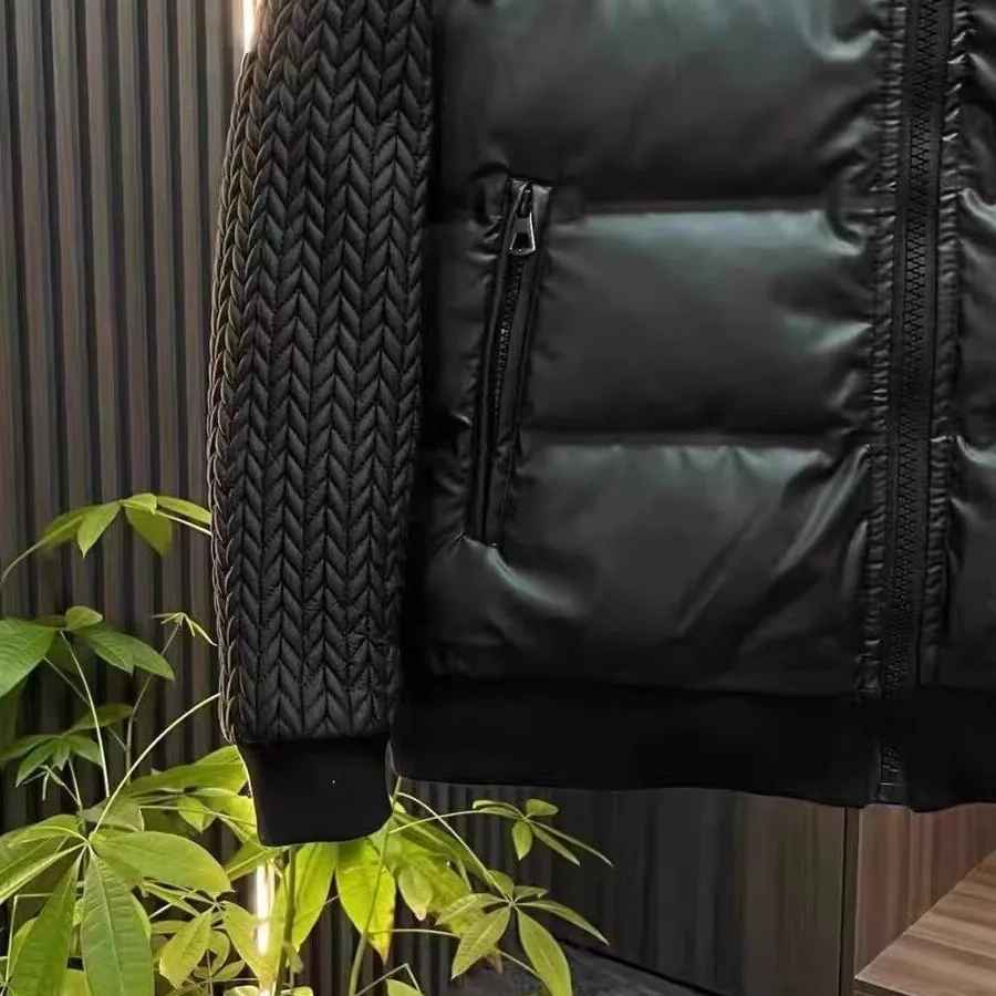 Icone™ WindbreakerJacket: Herre Hætte Polstret Vindjakke Jakke