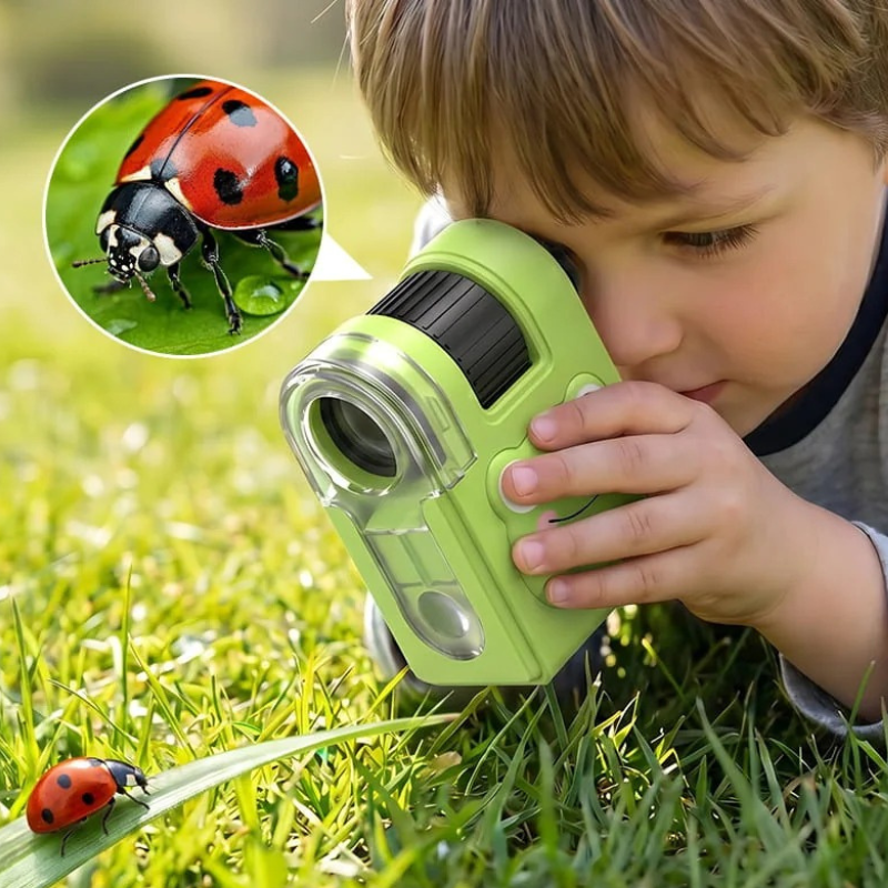 Kletshuts™ PocketMicroscope: Bærbar Uddannelsesmikroskop Til Børn